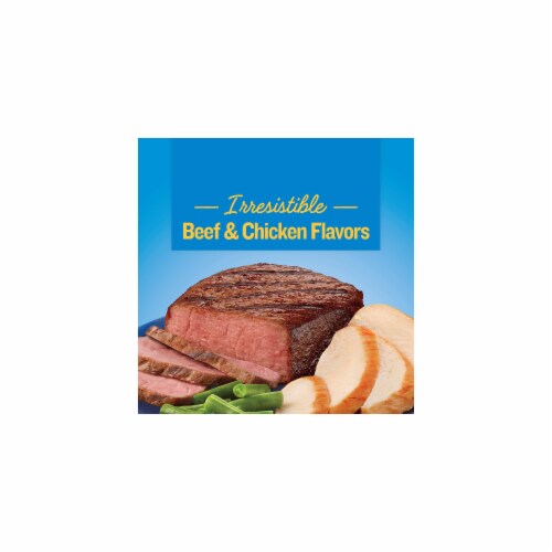 Kibbles 'n Bits Original Savory Beef & Chicken Flavors Dry Dog Food, 31-lb Bag (Pack of 24) Perspective: bottom