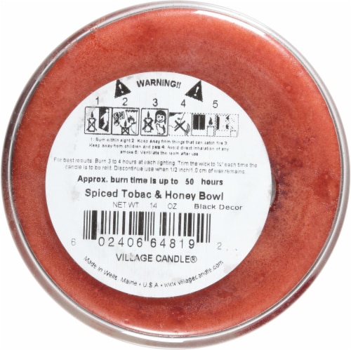 Village Candle® Spiced Tobac & Honey Bowl Candle Perspective: bottom
