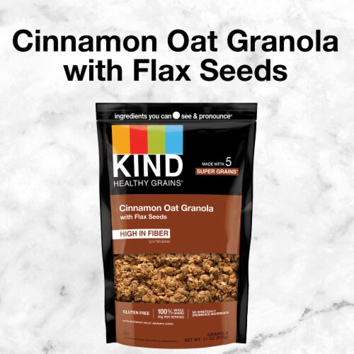 KIND Healthy Grains® Cinnamon Oat Granola Clusters Perspective: bottom