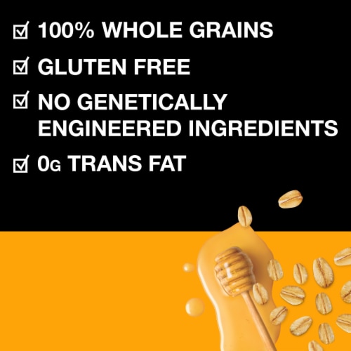KIND Simple Crunch 100% Whole Grain Gluten Free Oats & Honey Healthy Snack Bars Perspective: bottom