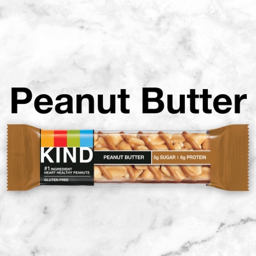 KIND Gluten Free Peanut Butter Healthy Snack Bars Perspective: bottom