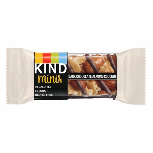 Kind 27970 0.7 oz Minis, Salted Caramel & Dark Chocolate Nut Chocalate - Pack of 20 Perspective: bottom