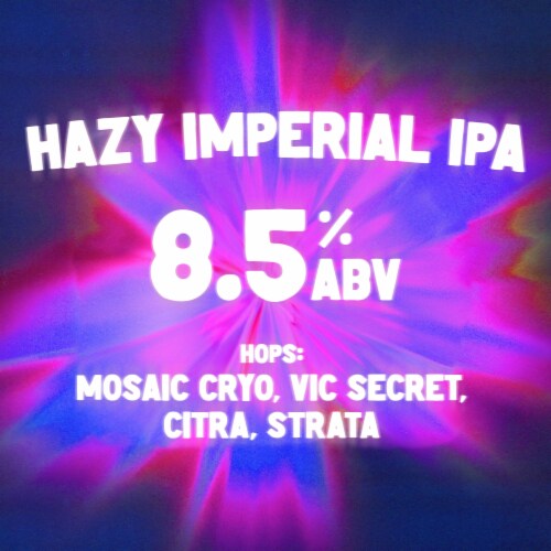 Firestone® Walker Mind Haze Brain Melter Hazy Imperial IPA Craft Beer Pack Perspective: bottom