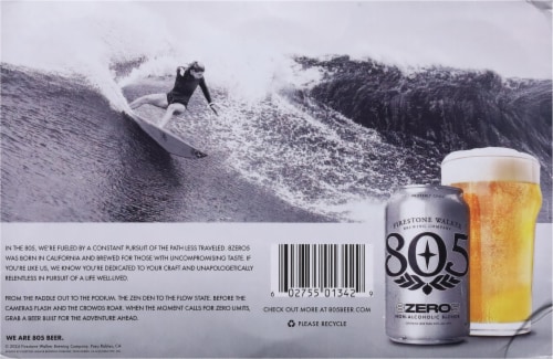 Firestone Walker 8ZERO5 Non-Alcoholic Blonde Ale, 6 cans Firestone Walker 8ZERO5 Non-Alcoholic Blonde Ale, 6 cans