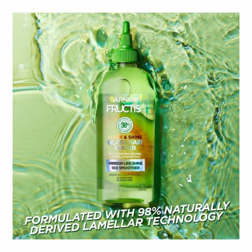 Garnier Fructis Sleek and Shine Glass Hair Water Sulfate Free Perspective: bottom