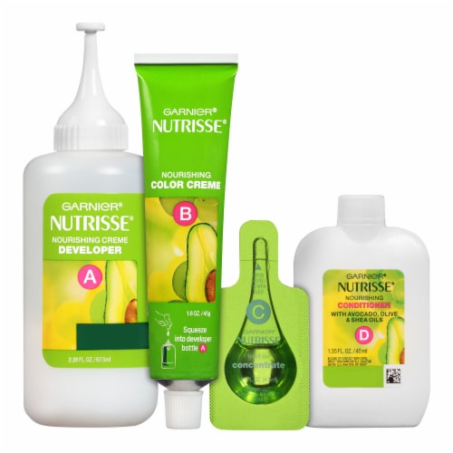 Garnier Nutrisse 452 Dark Reddish Brown Hair Color Creme Perspective: bottom