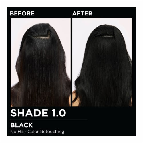 Garnier Olia Oil Powered Permanent Hair Color 1.0 Black Perspective: bottom