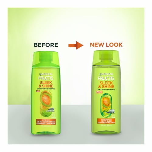Garnier Fructis Sleek And Shine Shampoo Perspective: bottom