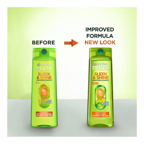 Garnier Fructis Sleek And Shine Shampoo Perspective: bottom