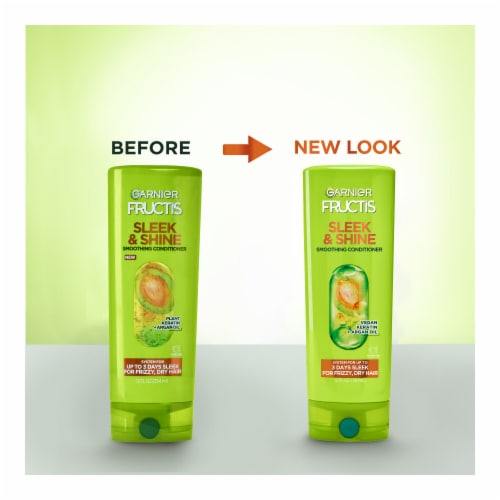 Garnier Fructis Sleek And Shine Conditioner Perspective: bottom