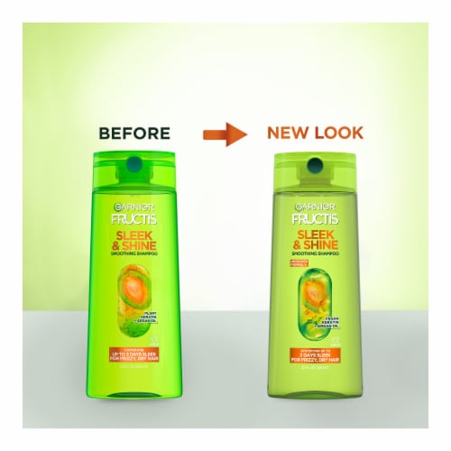Garnier Fructis Sleek and Shine Smoothing Shampoo for Frizzy, Dry Hair Perspective: bottom