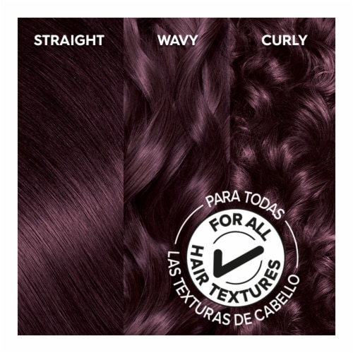 Garnier Olia 5.12 Medium Royal Amethyst Oil Powered Ammonia Free Permanent Hair Color Perspective: bottom