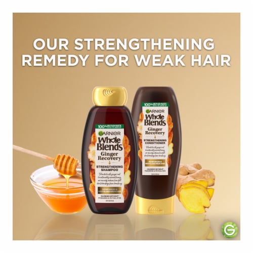 Garnier Whole Blends Ginger Recovery Shampoo Perspective: bottom