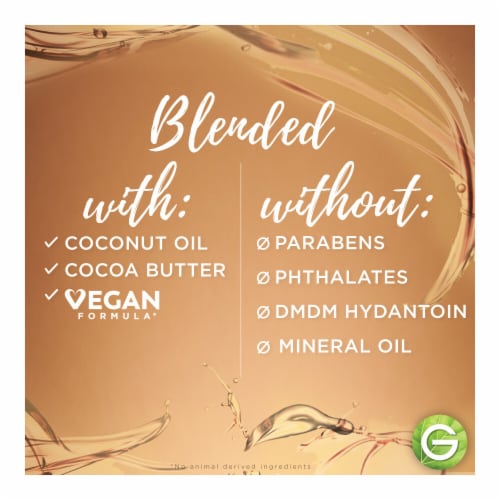 Garnier Whole Blends Coconut Oil and Cocoa Butter Shampoo Perspective: bottom