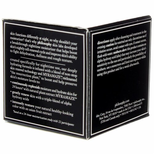 Philosophy Renewed Hope In A Jar Overnight Recharging & Refining Moisturizer Perspective: bottom