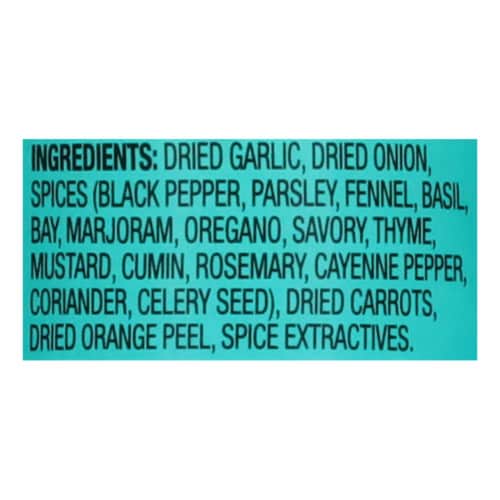 Dash Salt-Free Garlic & Herb Seasoning Blend, Kosher Perspective: bottom