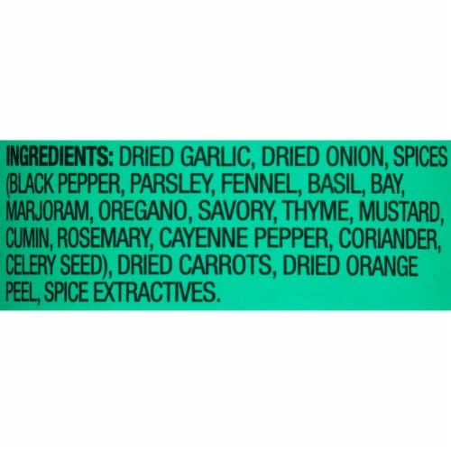 Dash Salt-Free Garlic & Herb Seasoning Blend, Kosher Perspective: bottom