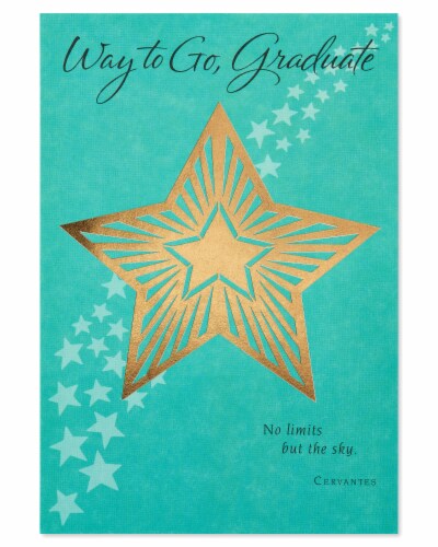 American Greetings #62 Graduation Card (Way To Go) Perspective: bottom