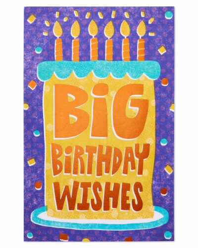 Amercan Greetings #59 Birthday Card (Sweet Birthday Wishes) Perspective: bottom
