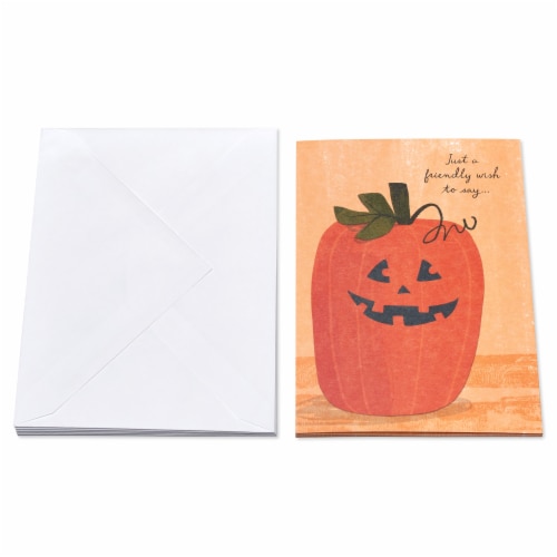 American Greetings Halloween Pumpkin Card Pack Perspective: bottom