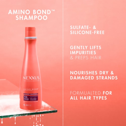 Nexxus Shampoo Amino Bond for Stronger, More Damage-Resistant Hair, 5 Amino Acids & Keratin Protein Perspective: bottom