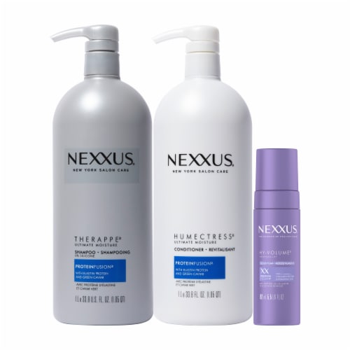 Nexxus Protein Fusion Collagen Hyaluronic Acid Hy-Volume Weightless Lift Cloud Foam 5.5 fl oz Perspective: bottom