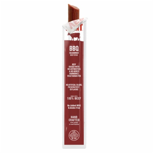 Vermont Smoke & Cure BBQ Seasoned Beef 1oz Jerky Stick 24ct carton Perspective: bottom