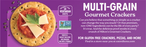 Milton's Craft Bakers® Original Multi-Grain Crackers Perspective: bottom