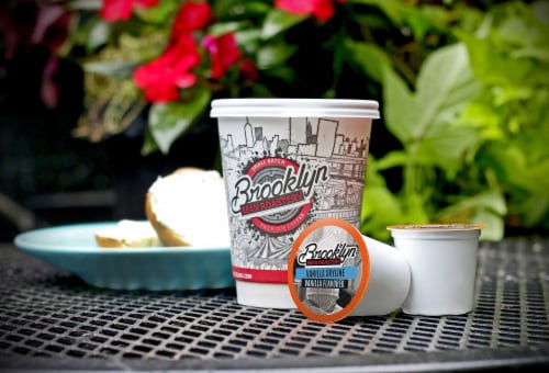 Brooklyn Beans Vanilla Flavored Coffee Pods, Vanilla Skyline, 40 Count Perspective: bottom