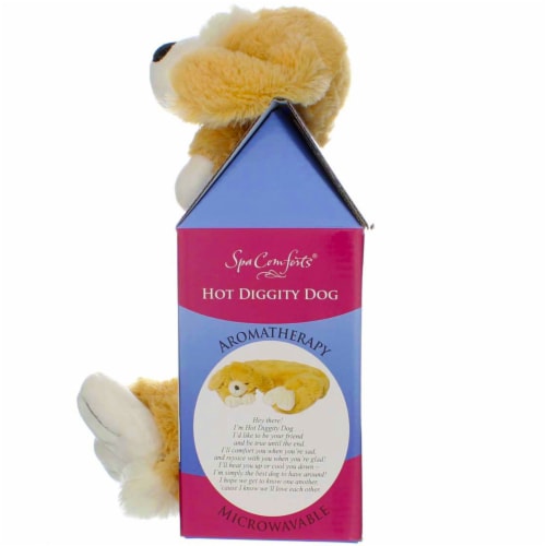 Spa Comforts Hot Diggity Dog Microwavable Aromatherapy Wrap Perspective: bottom