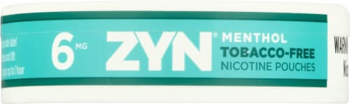 ZYN® Menthol Nicotine Pouches 6mg Perspective: bottom