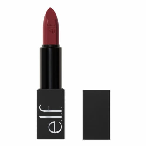 e.l.f. O FACE Satin Lipstick Shameless - Pink Plum Perspective: bottom