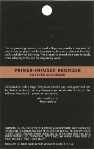 e.l.f. Primer-Infused Bronzer Forever Sunkissed Perspective: bottom