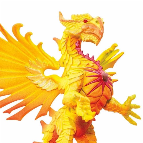 Safari 10134 Sun Dragon Figurine, Multi Color Perspective: bottom
