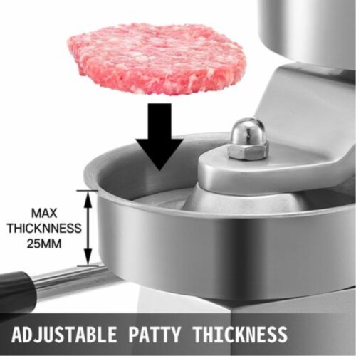 Burger Press Patty Maker Hamburger Stick Bbq Mold Stuffed Meat Grill Slider Tool Perspective: bottom