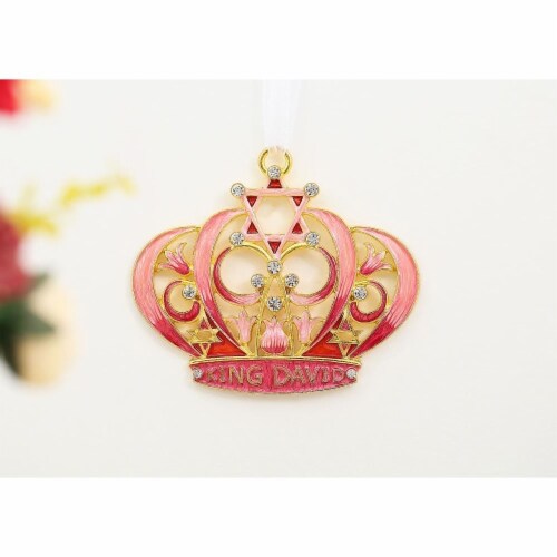 King David's Crown With Star Of David Hanging Ornament