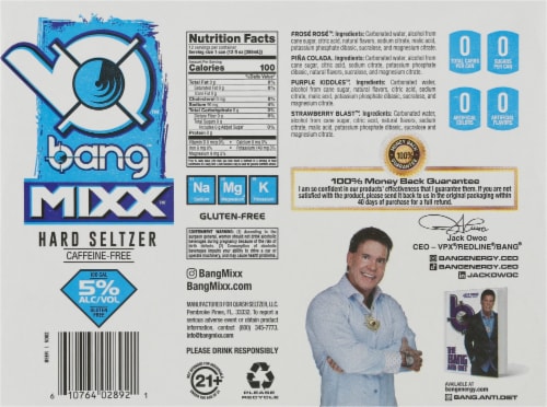 Bang™ Mixx™ Hard Seltzer Variety Pack Perspective: bottom