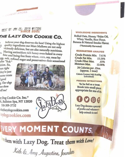 Lazy Dog Cookie Mutt Mallows Natural Healthy Treat Variety Pack of 3 Perspective: bottom