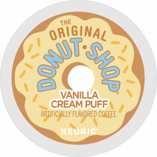 The Original Donut Shop® Vanilla Cream Puff Medium Roast K-Cup® Coffee Pods Perspective: bottom