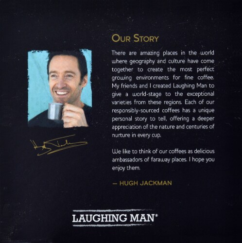 Laughing Man Ethiopia Sidama Light Roast Coffee K-Cup Pods Perspective: bottom