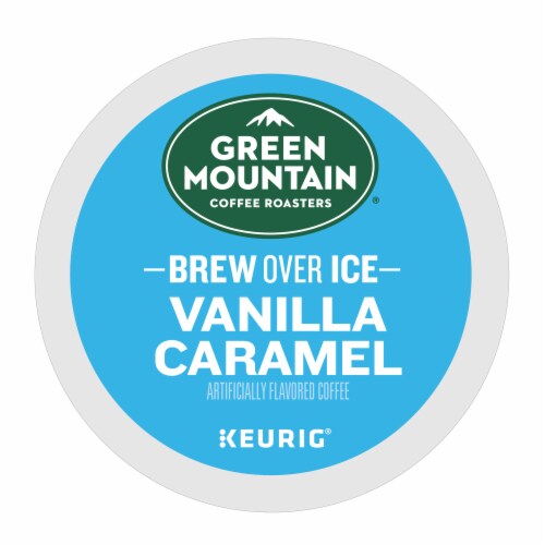 Green Mountain Coffee Roasters® Brew Over Ice Vanilla Caramel Medium Roast K-Cup Iced Coffee Pods Perspective: bottom