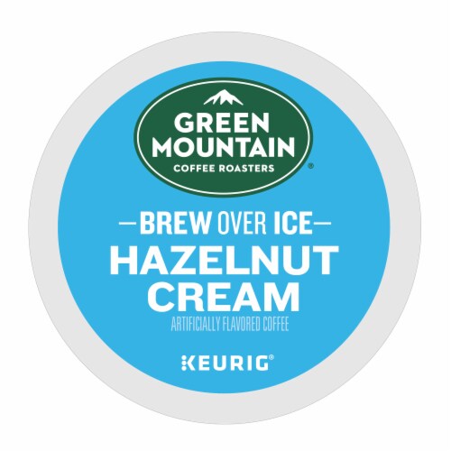 Green Mountain Coffee Roasters® Brew Over Ice Hazelnut Cream Medium Roast K-Cup Iced Coffee Pods Perspective: bottom