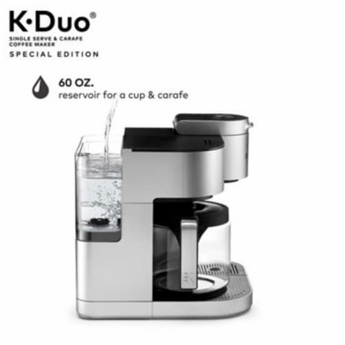 Keurig® K-Duo Special Edition Single Serve K-Cup Pod & Carafe Coffee Maker,  Silver