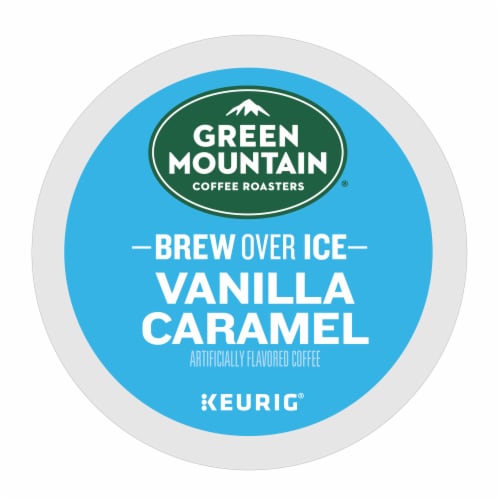 Green Mountain Coffee Roasters® Brew Over Ice Vanilla Caramel Medium Roast K-Cup Iced Coffee Pods Perspective: bottom