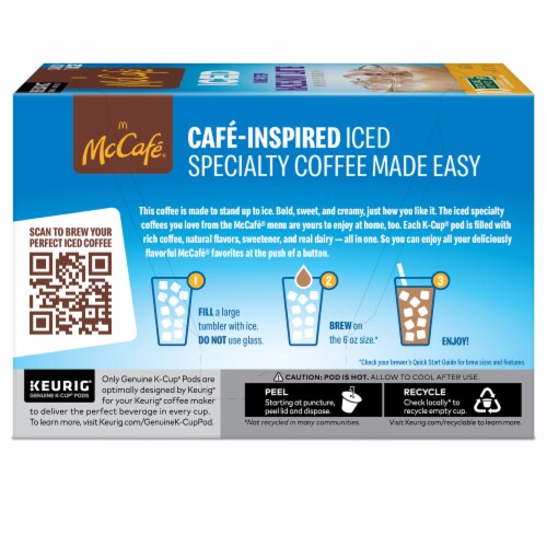 McCafe® Iced Hazelnut Latte K-Cup Coffee Pods, 10 ct - Mariano's