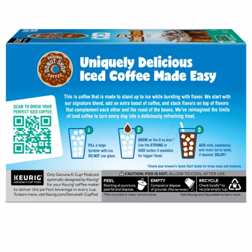 The Original Donut Shop® Iced Duos Cookies + Caramel Medium Roast K-Cup® Coffee Pods Perspective: bottom