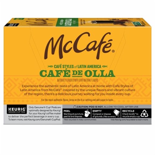 McCafé® Café Styles of Latin America Café de Olla K-Cup Coffee Pods Perspective: bottom