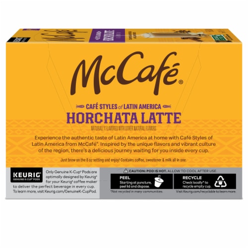 McCafé® Café Styles of Latin America Horchata Latte K-Cup Coffee Pods Perspective: bottom