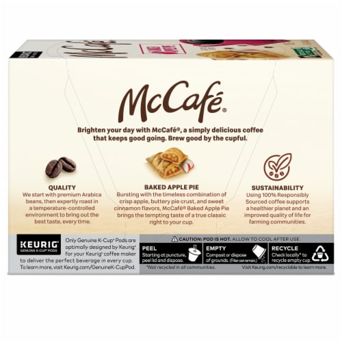 McCafé® Baked Apple Pie Light Roast K-Cup Coffee Pods Perspective: bottom