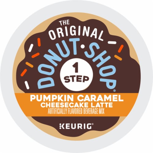The Original Donut Shop® Pumpkin Caramel Cheesecake Latte K-Cup Coffee Pods Perspective: bottom
